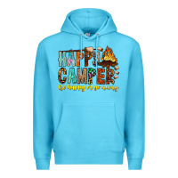 Ocean Blue Happy Camper Be Happy Or Go Away Premium Hoodie - CowhideDigitalArt