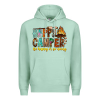 Seafoam Happy Camper Be Happy Or Go Away Premium Hoodie - CowhideDigitalArt