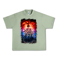 Oil Green Things Eleven Days Stranger Urban Heavy Tee - maiPhamDesign