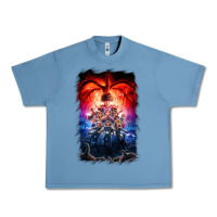 Pebble Blue Things Eleven Days Stranger Urban Heavy Tee - maiPhamDesign
