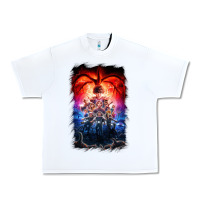 White Things Eleven Days Stranger Urban Heavy Tee - maiPhamDesign