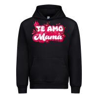 Black te amo mama Urban Hoodie - JahusDesignShop