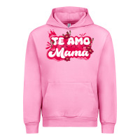 Fuchsia Pink te amo mama Urban Hoodie - JahusDesignShop
