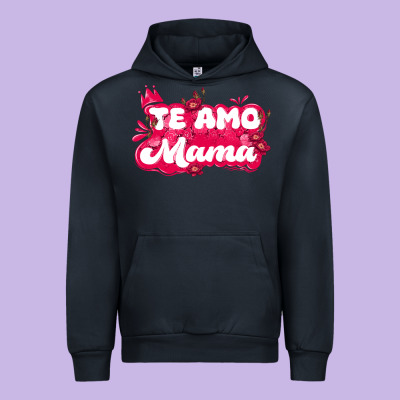 Te Amo Mama Urban Hoodie Designed By Jahusdesignshop
