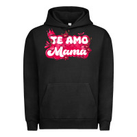 Pigment Black te amo mama Urban Hoodie - JahusDesignShop