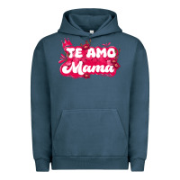 Pigment Midnight Navy te amo mama Urban Hoodie - JahusDesignShop