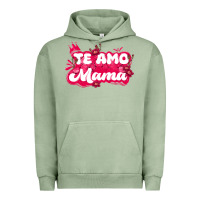 Pigment Oil Green te amo mama Urban Hoodie - JahusDesignShop