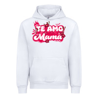 White te amo mama Urban Hoodie - JahusDesignShop