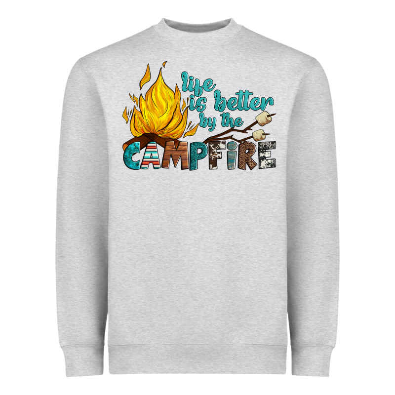 Life Is Better By The Campfire Heavyweight Sweatshirt by Artiststas | Teevron
