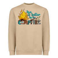 Mushroom life is better by the campfire Heavyweight Sweatshirt - Artiststas