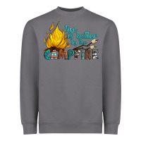Storm life is better by the campfire Heavyweight Sweatshirt - Artiststas