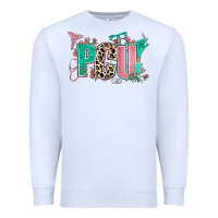 White pcu Premium Sweatshirt - AdoDesignShop