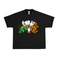 Black St. Patrick's Ireland flag Urban Heavy Tee - HowdyJamesFarm