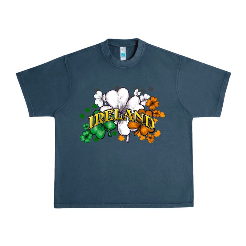 St. Patrick's Ireland Flag Urban Heavy Tee by HowdyJamesFarm | Teevron
