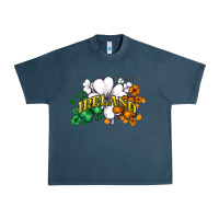 Midnight Navy St. Patrick's Ireland flag Urban Heavy Tee - HowdyJamesFarm