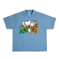 Pebble Blue St. Patrick's Ireland flag Urban Heavy Tee - HowdyJamesFarm