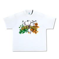 White St. Patrick's Ireland flag Urban Heavy Tee - HowdyJamesFarm