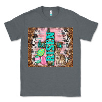 Charcoal Heather western he is risen with rabbit Classic Tee - TumblerDesignByShophia