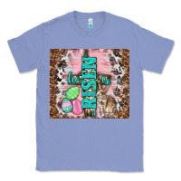 Colony Blue western he is risen with rabbit Classic Tee - TumblerDesignByShophia