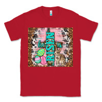 Red western he is risen with rabbit Classic Tee - TumblerDesignByShophia