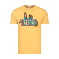 Vintage Mustard Happy Easter Easter Day Vintage Tee - CowGirlArtShop