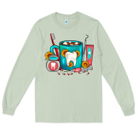 Matcha Dentist Coffee Long Sleeve Tee - FaDigitalArtStudio