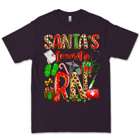 Plum santa's favorite RN Premium Tee - texasbilliewilder