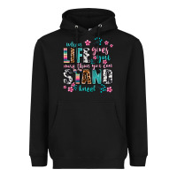 Black when life gives you more than you can stand kneel Heavyweight Hoodie - AdoDesignShop