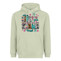 Matcha when life gives you more than you can stand kneel Heavyweight Hoodie - AdoDesignShop