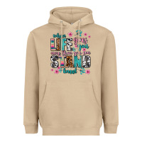 Mushroom when life gives you more than you can stand kneel Heavyweight Hoodie - AdoDesignShop