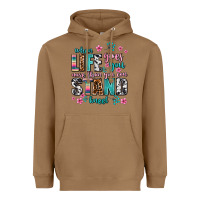 Toasted Coconut when life gives you more than you can stand kneel Heavyweight Hoodie - AdoDesignShop