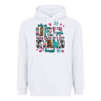 White when life gives you more than you can stand kneel Heavyweight Hoodie - AdoDesignShop