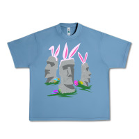 Pebble Blue easter island moai figures  cute travelers funny gift Urban Heavy Tee - maiPhamDesign