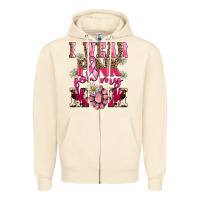 Sandshell i wear pink for my mom Zipper Hoodie - BarkalooDesign