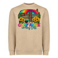 Camp More Worry Less With Caravan Heavyweight Sweatshirt | Teevron