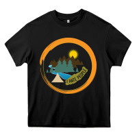 Black I hate people camping hiking Heavy Core Tee - Bettercallsaul