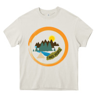 Cream I hate people camping hiking Heavy Core Tee - Bettercallsaul