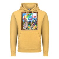 Vintage Mustard Happy Easter Day Vintage Hoodie - OliviaCreatesArt