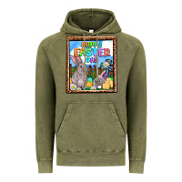 Vintage Olive Happy Easter Day Vintage Hoodie - OliviaCreatesArt
