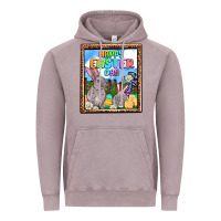 Vintage Zinc Happy Easter Day Vintage Hoodie - OliviaCreatesArt