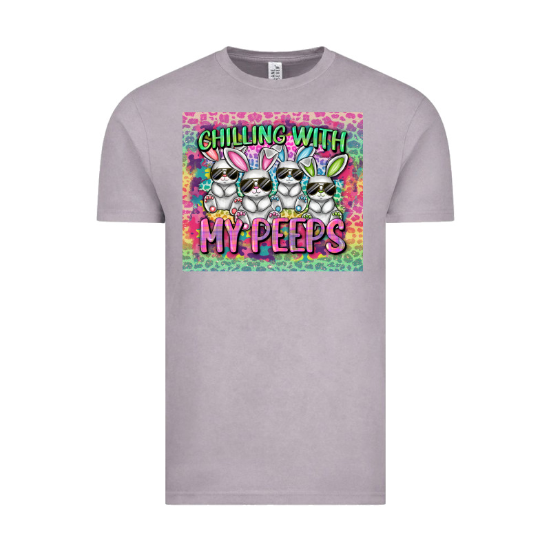 Easter Day Chilling With My Peeps Vintage Tee by CowGirlArtShop | Teevron