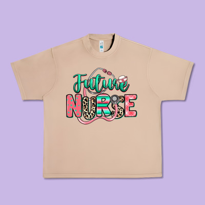 Future Nurse Urban Heavy Tee Designed By Ranaportraitstore