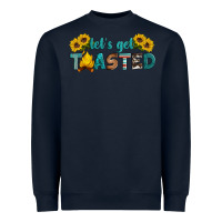 Navy let's get toasted Heavyweight Sweatshirt - Artiststas