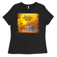 Black bind my wandering heart to thee Ladies Tee - TumblerDesignByShophia