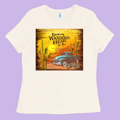 Bind My Wandering Heart To Thee Ladies Tee Designed By Tumblerdesignbyshophia