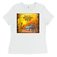 White bind my wandering heart to thee Ladies Tee - TumblerDesignByShophia