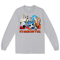 Moon Dust It's Game Day Y'all Soccer Coffee Cups Long Sleeve Tee - FaDigitalArtStudio