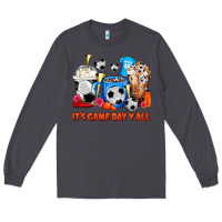 Smoke It's Game Day Y'all Soccer Coffee Cups Long Sleeve Tee - FaDigitalArtStudio