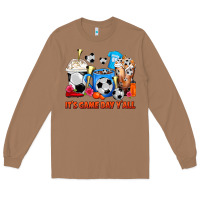 Toasted Coconut It's Game Day Y'all Soccer Coffee Cups Long Sleeve Tee - FaDigitalArtStudio