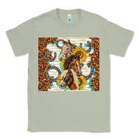 Matcha horses with sunflowers Classic Tee - TumblerDesignByShophia